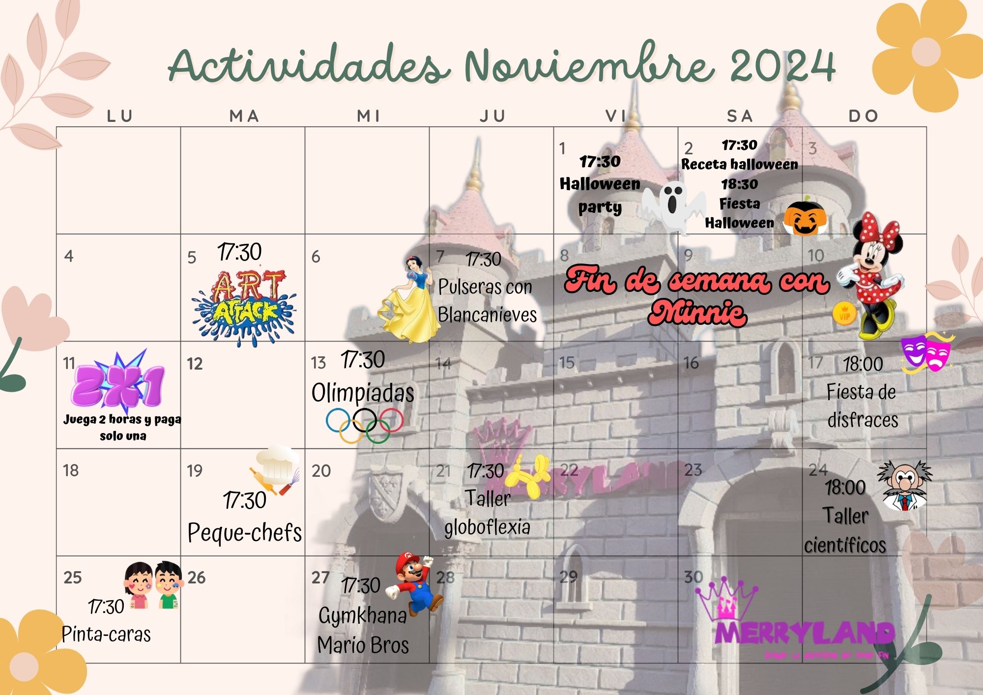 CALENDARIOS ACTIVIDADES