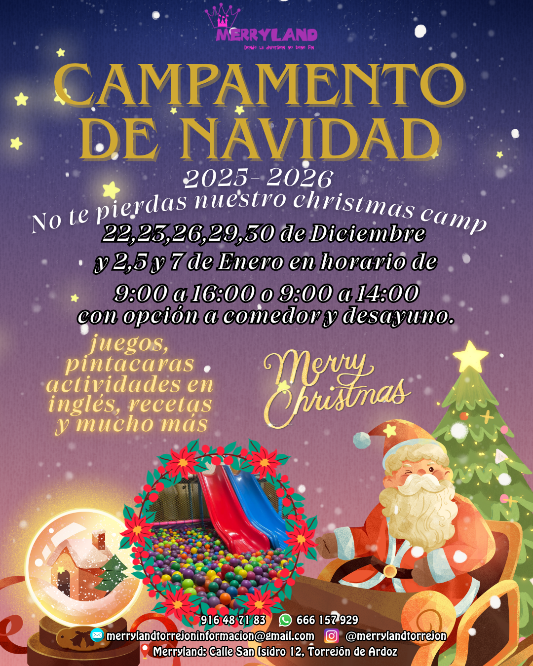 Campamento de navidad