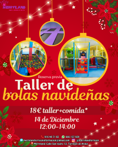 Taller bolas navideñas
