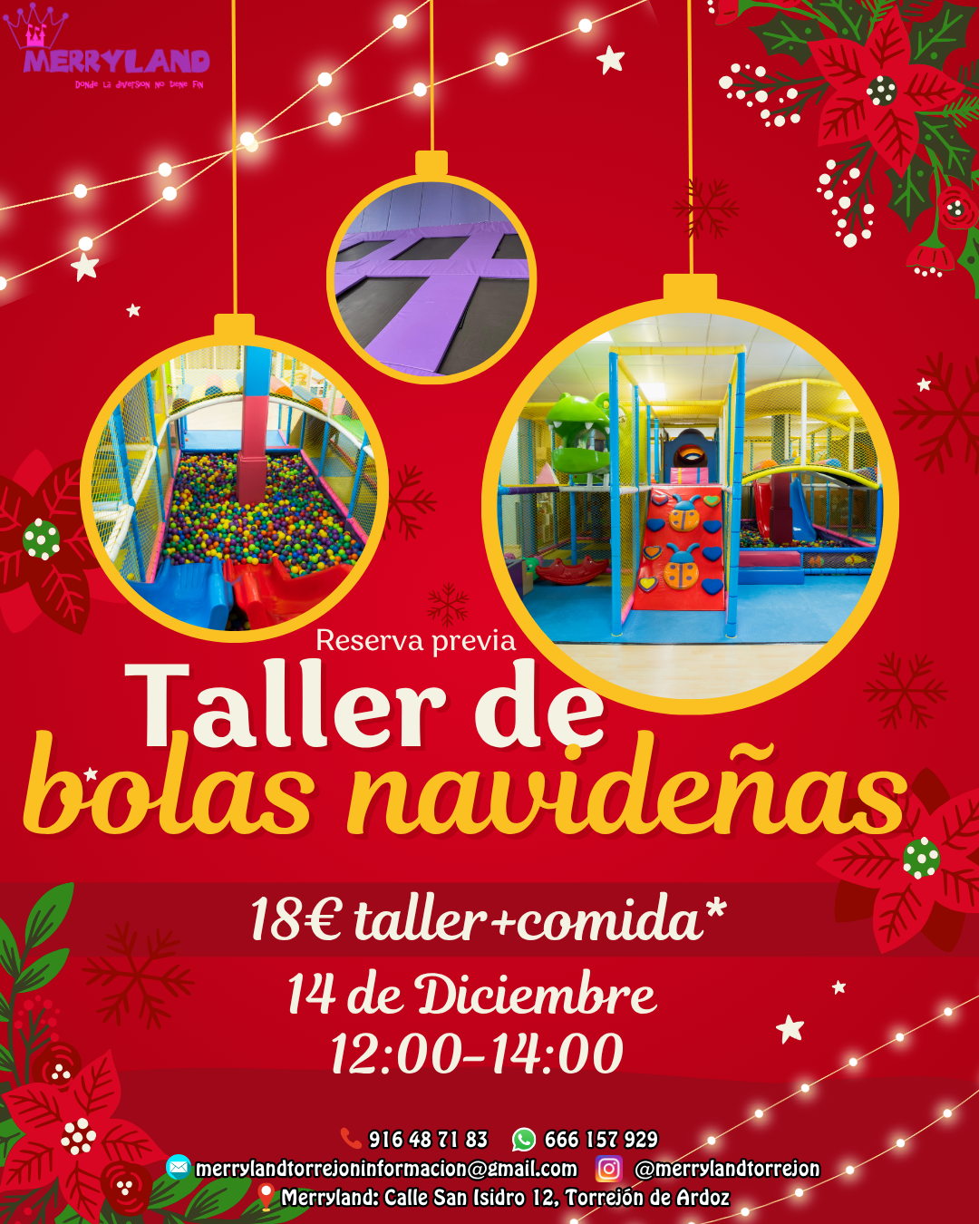 Taller bolas navideñas