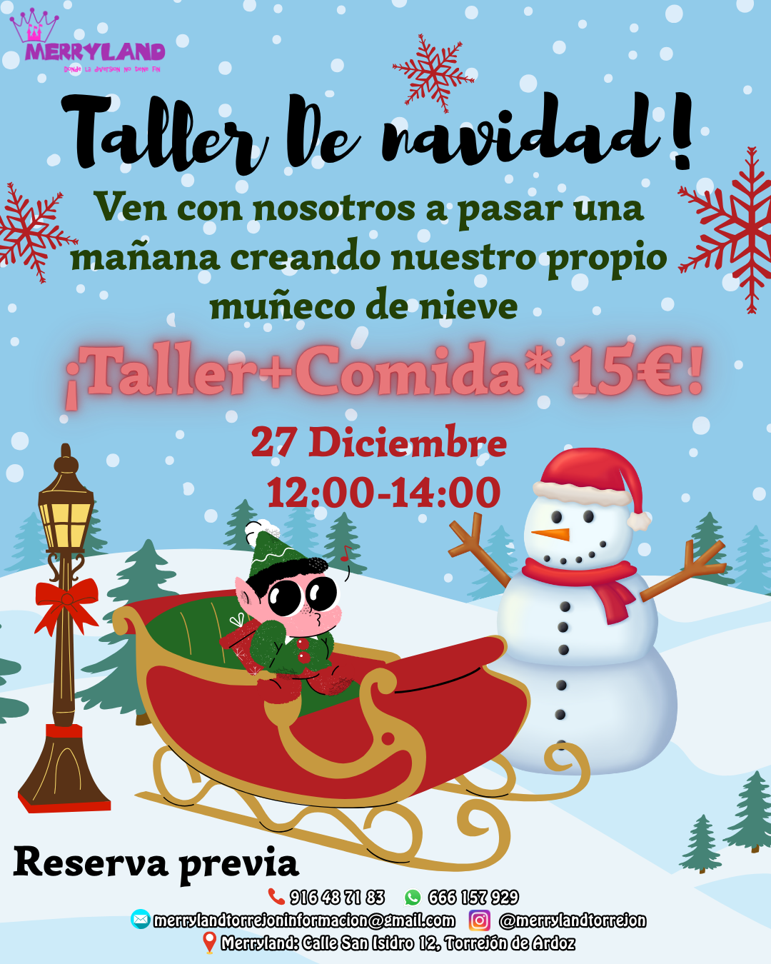 ¡Taller navideño!